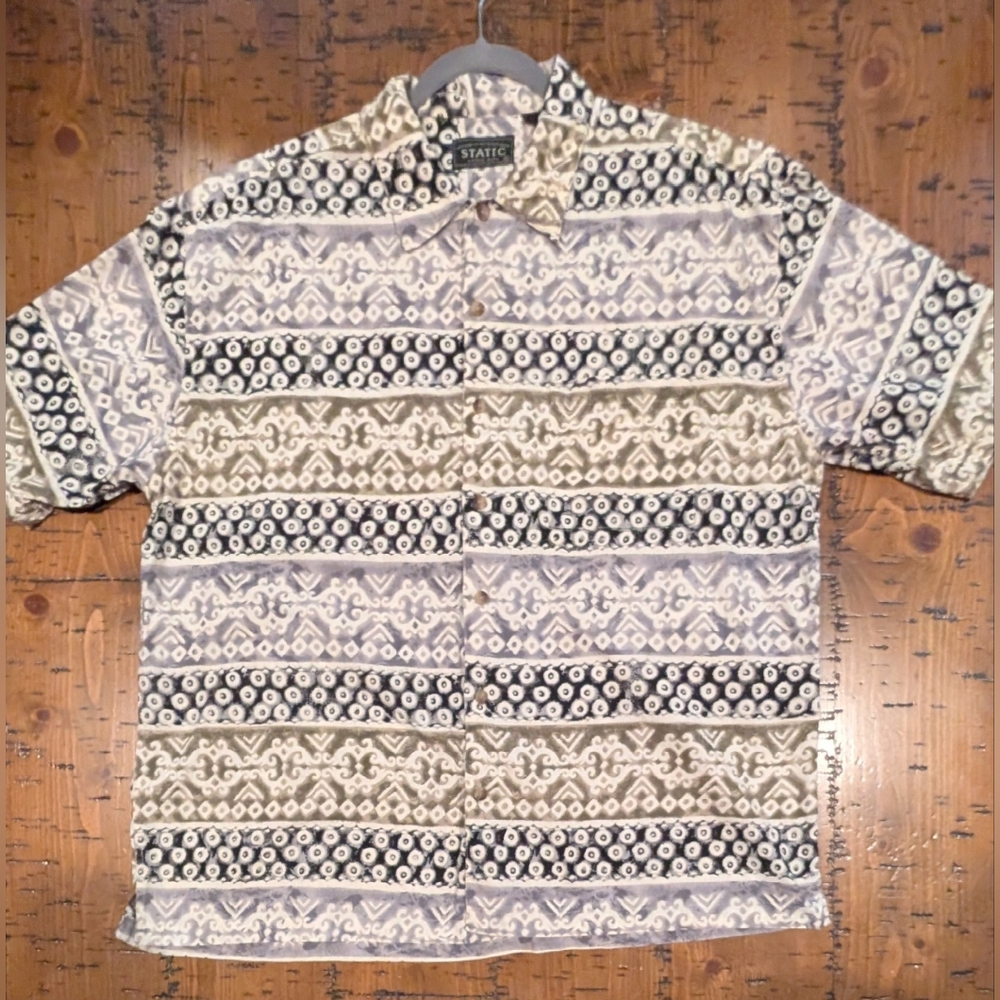 VTG- Static XL Patterned Outdoor s/s Shirt